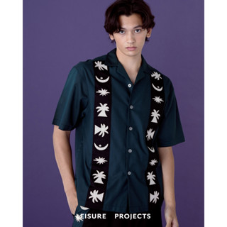 (LEISURE PROJECTS)  HAVANA PALM SHIRT เสื้อเชิ๊ตเเขนสั้น ทรง oversize