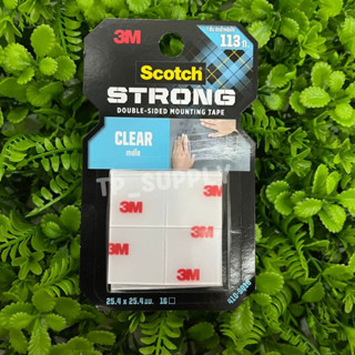 Scotch สก๊อตช์ เทปกาวสองหน้า แรงยึดติดสูงชนิดใส ไซส์ 25.4 มม…