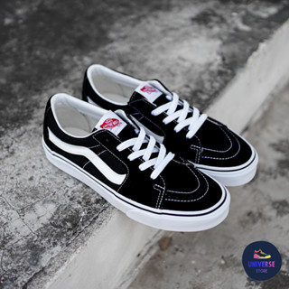 [ของแท้ ส่งฟรี จากไทย] VANS SK8-LOW "BLACK/WHITE"