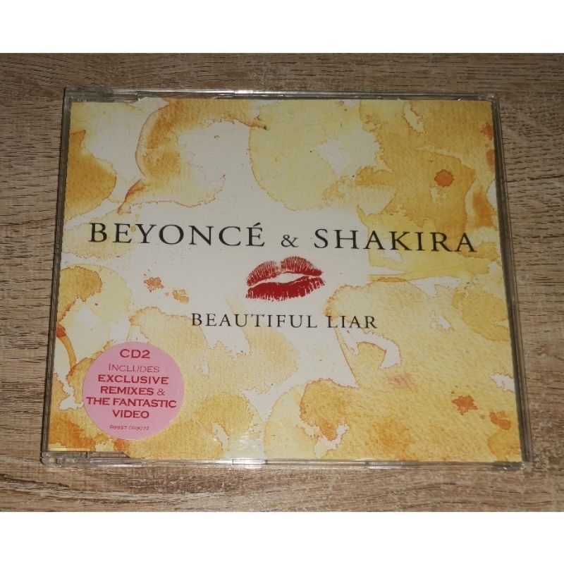 Beyonce' & Shakira ซีดี CD Single Beautiful Liar