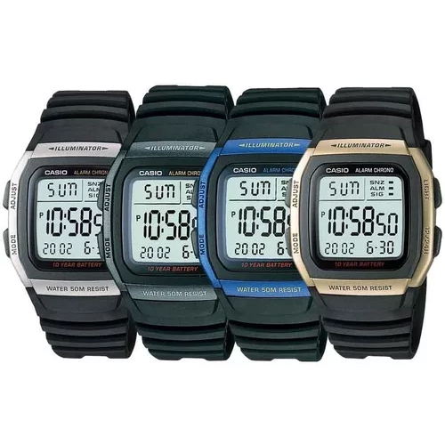 CASIO นาฬิิกาข้อมือผู้ชาย สายยาง Sport Digital รุ่น W-96H,W-96H-1A,W-96H-1B,W-96H-2A,W-96H-9A
