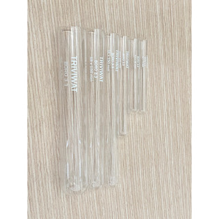 หลอดทดลอง หลอดแก้ว Testtube Triviwat 10x75mm,12x75mm, 13x100mm,16x150mm,18x150mm  mm แพ็ค5 ชิ้น ของไทย