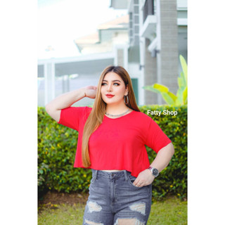 🔥Plussize🔥เสื้อคนอ้วน🔥L. 44-52     XL 50-54