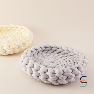 SARABARN Chunky Braid Knit Pet Bed  | ที่นอนสัตว์เลี้ยง ที่นอนน้องหมา น้องแมว