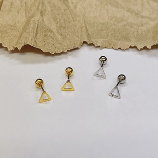 198-littlegirl gifts- Mini Triangle Piercing  s925 (ราคาต่อชิ้น)