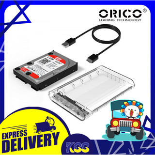 กล่องใส่ฮาร์ดไดรฟ์ 3.5 นิ้ว ORICO External HDD Enclosure usb 3.0 รุ่น 3139U3-CR ฮาร์ดดิสก์ขนาด 3.5 นิ้ว เคสใส