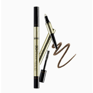 Mistine 3D BrowS Secret Brow ที่เขียนคิ้ว 3in1 มิสทีน เขียนคิ้วสามมิติ ดินสอเขียนคิ้ว แปรงปัดคิ้ว