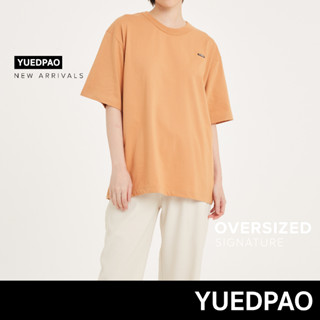 Yuedpao No.1 เสื้อยืดSignature Oversize Summer ผ้าหนาทรงสวย ยับยากรีดง่าย รับประกันไม่ย้วย 2 ปี สี Sunrise