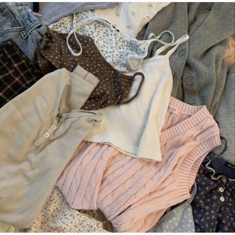 Used clothes skirt trousers and shirt📦🫶🏻