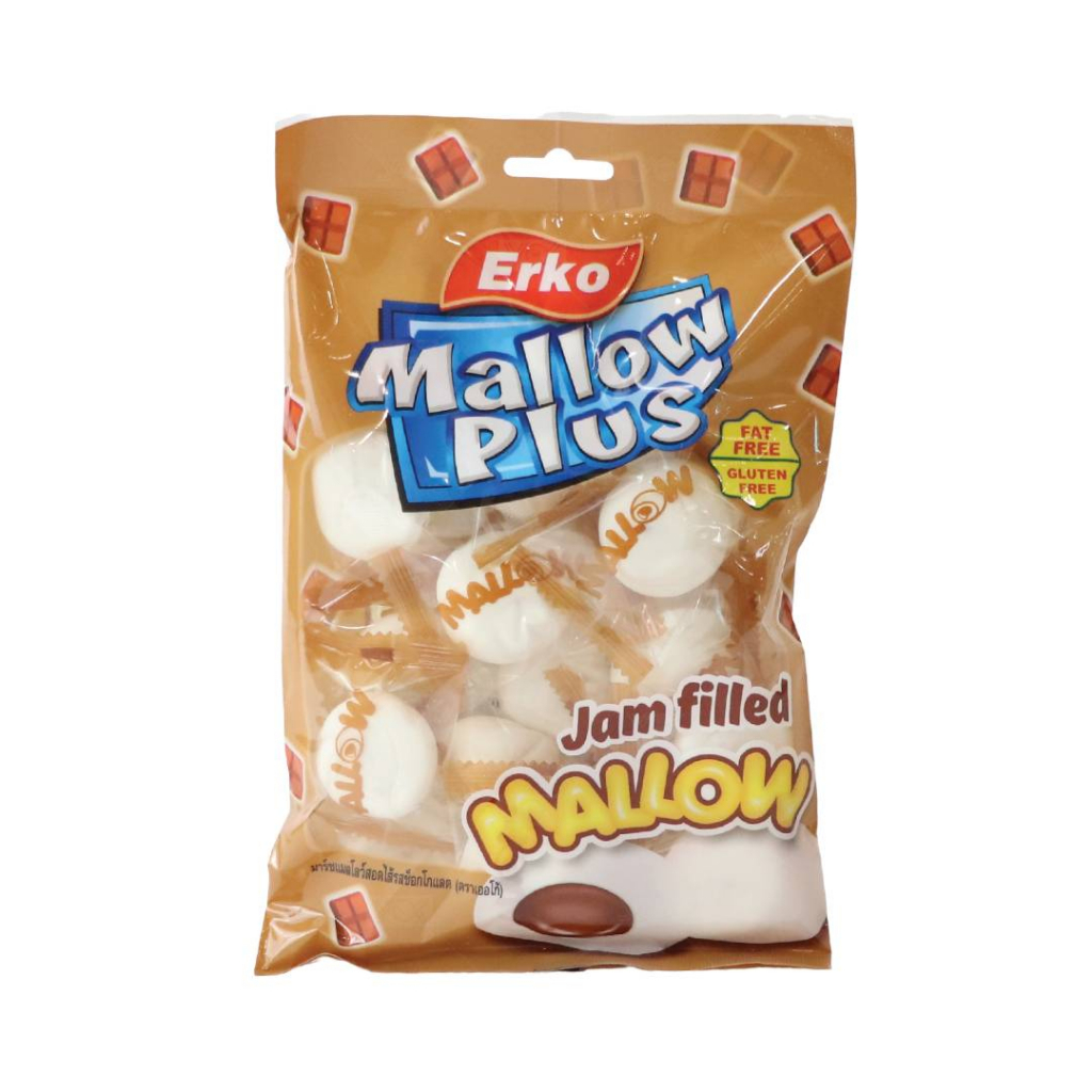 มาชแมลโล่ว์ สอดไส้ช็อคโกแลต 100g. ตรา เออโก้  หยกออนไลน์