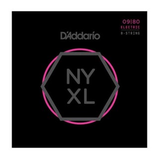 สายกีต้าร์ 8 สาย DAddario NYXL Nickel Wound Guitar String Set 8-String 09-80 Super Light NYXL0980