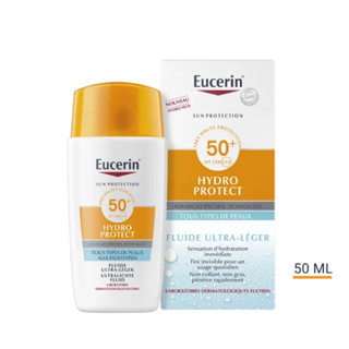 Eucerin Hydro Protect Ultra Light Fluid SPF50+ 50ml แท้! พร้อมส่ง หมดอายุ 02/2026