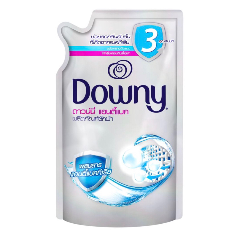 [ใหม่] Downy ดาวน์นี่ น้ำยาซักผ้า แอนตี้แบค 570 มล. Downy AntiBac Laundry Detergent 570 ml