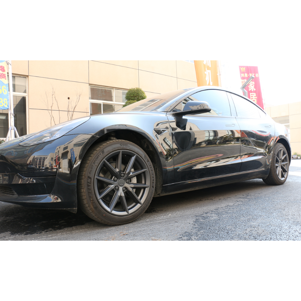 สปอตสินค้า Tesla Model 3/Y ฝาครอบดุมล้อ ความแข็งแรงสูง สีดําด้าน 18/19 นิ้ว แบบเปลี่ยน สําหรับ Tesla Model 3/Yเทสล่า ราคา ถูกที่สุด ดีลบีเคเค แกลเลอรีภาพที่ 4