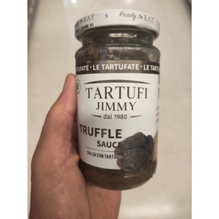 Tartufi Jimmy Truffle Sauce ซอสราด พาสต้า รสเห็ดแชมปญอง ผสม เห็ดทรัฟเฟิล ทาร์ทูฟิ จิมมี่ 180 กรัม