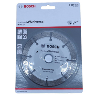 BOSCH (บ๊อช) ใบตัดเพชร 4นิ้ว ใบตัดคอนกรีต ใบตัดปูน 2608615232 แผ่นตัด ปูน ตัดกระเบื้อง ตัดเซรามิค Diamond Disc