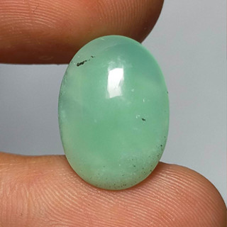 พลอย หลังเบี้ย คริสโซเพรส ธรรมชาติ ดิบ แท้ ( Unheated Natural Chrysoprase ) 8.98 กะรัต