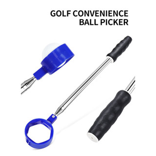 ที่ตักลูกกอล์ฟในน้ำ ยาว 6 ฟุต และ 9 ฟุต (LQQ002) สามารถพับเก็บได้ Golf Ball Pick Up สีน้ำเงิน