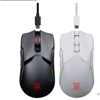 Nubwo X58 WIRELESS &amp; WIRED MACRO เมาส์เกมมิ่งไร้สาย มีไฟ RGB ปรับ DPI ได้ ของแท้รับประกัน 2 ปี