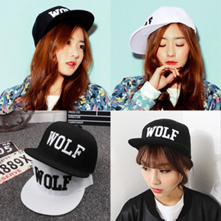 Cap_Wolf Hat หมวกเบสบอล หมวกฮิปฮอป ราคาถูก พร้อมส่ง