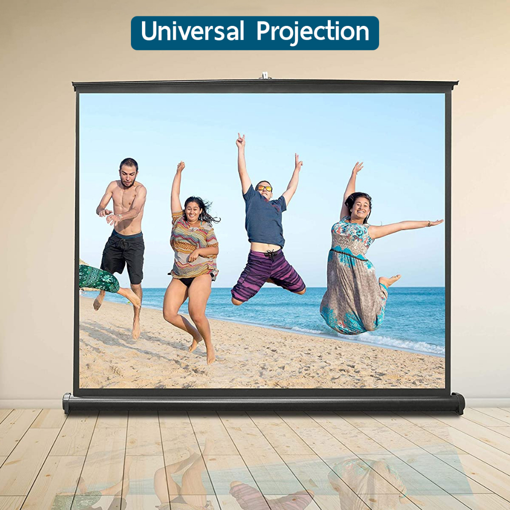 9Gadget - รับประกัน 1 ปี - จอโปรเจคเตอร์ 50 นิ้ว 16:9 ตั้งโต๊ะภาพสด โปรเจคเตอร์ จอรับภาพโปรเจคเตอร์ พกพา จอ โปรเจคเตอร์ - รูปที่ 4