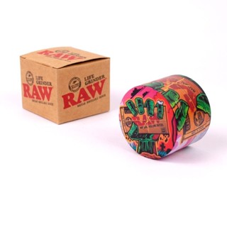 Raw Grinder 50mm 4 Layers ที่บด ที่บดแสดงเหล็ก เครื่องบดสมุนไพร ที่บดมือ เครื่องบดมือ