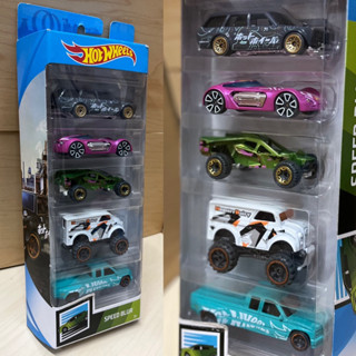 hotwheels box5คัน มี Datsun van หายากในset