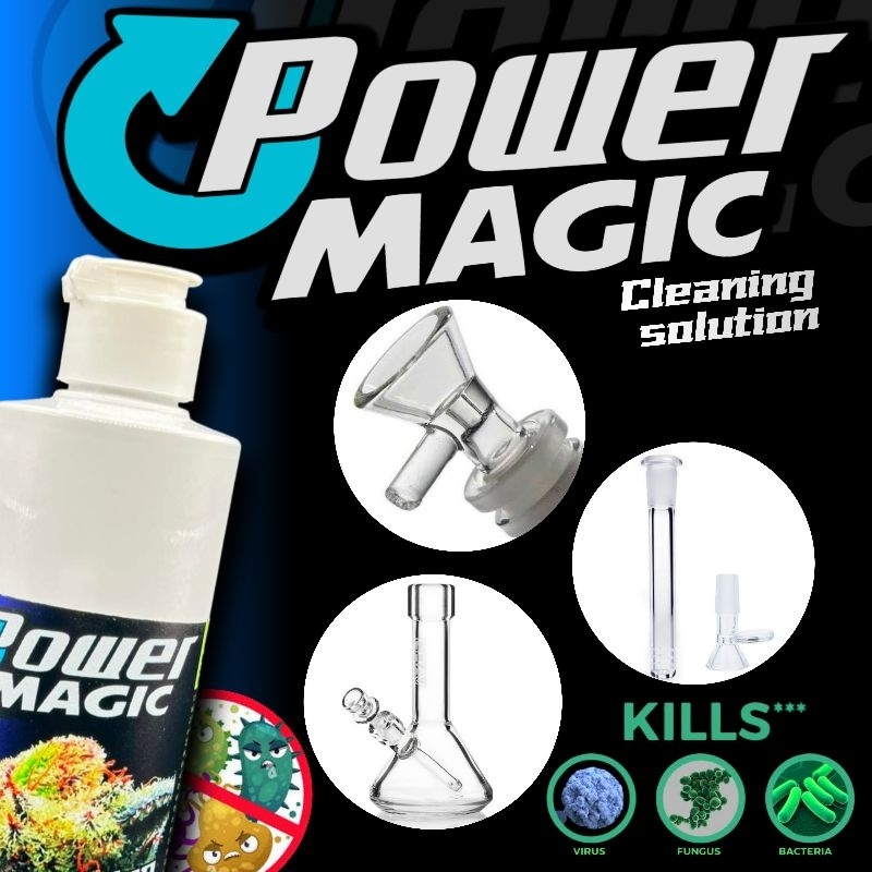 น้ำยาล้างบ้อง​ POWER MAGIC​ พร้อมใช้ไม่ต้องผสมเกลือเพิ่ม