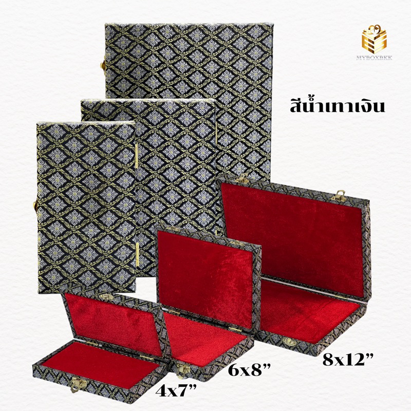 กล่องลายไทยเก็บพระกันดิ้น ป้องกันการกระแทกได้อย่างดี จัดเก็บง่าย พกพาสะดวก - รูปที่ 6