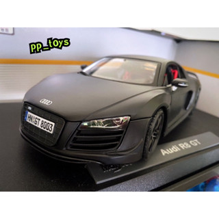 โมเดลรถ Audi R8 GT สเกล 1:18 สีดำด้าน