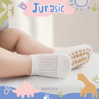 ถุงเท้าเด็ก Babysista รุ่น Jurasic มีกันลื่น