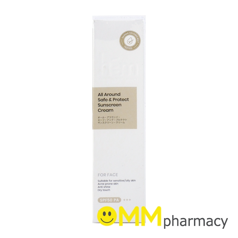 HEM ALL AROUND SAFE&PROTECT SUNSCREEN CREAM 30G.