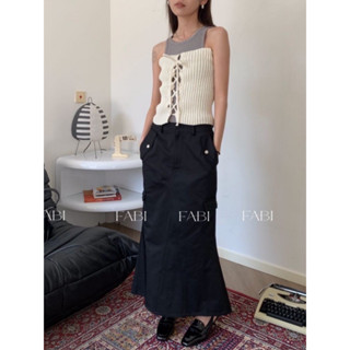 กระโปรงคาร์โก้เอวต่ำ FISH TAILED CARGO SKIRTS