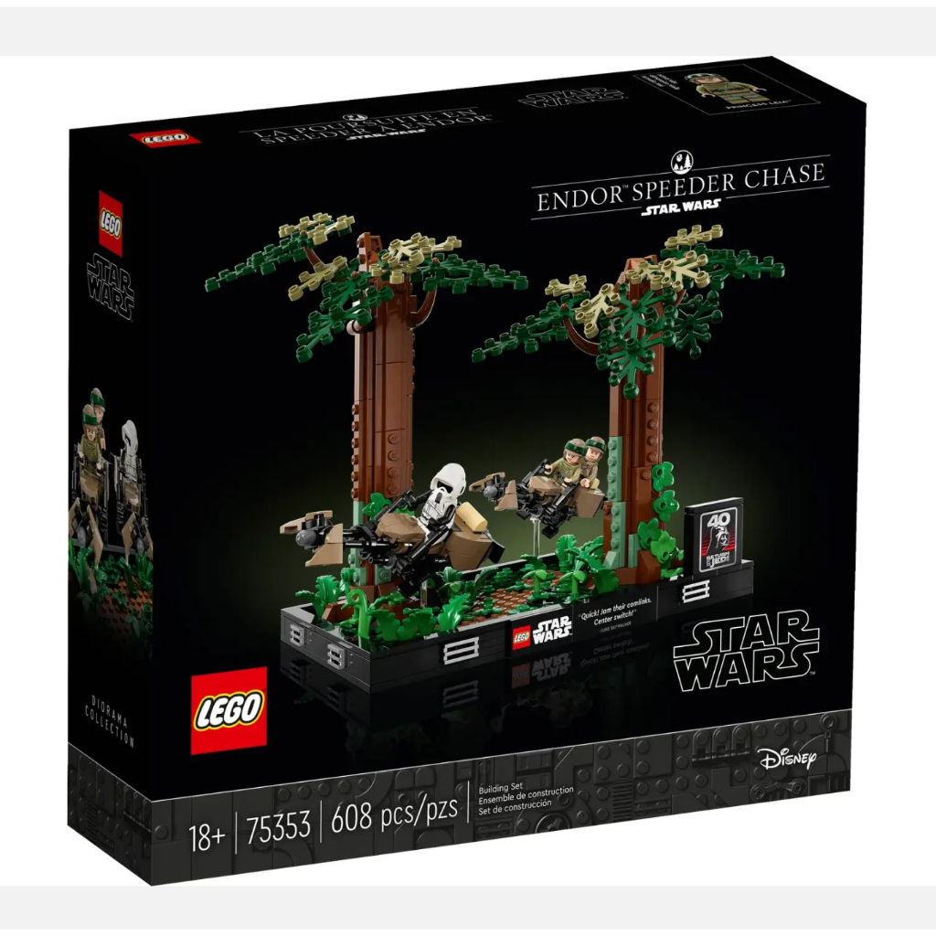 LEGO® Star Wars™ Endor Speeder Chase Diorama 75353