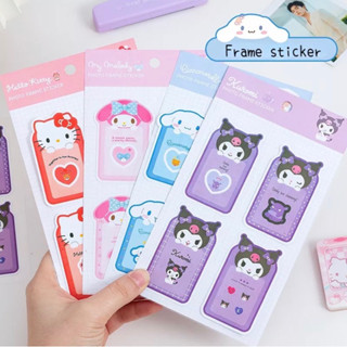 🌟Sanrio Style Frame Sticker สติ๊กเกอร์ตกแต่งกรอบรูป สติกเกอร์ซานริโอ้ สติ๊กเกอร์พร้อมส่ง สติกเกอร์กันน้ำ แต่งรูป ไดคัท