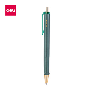 deli ปากกาเจล ปากกา หมึกสีดำ น้ำหนักเบา เขียนลื่น หมึกแห้งเร็ว อุปกรณ์สำนักงาน เครื่องเขียน Gel Pen