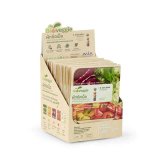 ผักเม็ด ผักอัดเม็ด ไบโอเวกกี้แพคเกจใหม่ (Bioveggie) 1 กล่อง+3ซอง สินค้าล็อตใหม่ล่าสุด
