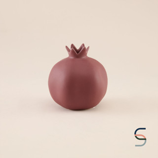 SARABARN Pomegranate-Shaped Vase | แจกัน แจกันดอกไม้ แจกันเซรามิก แจกันมินิมอล