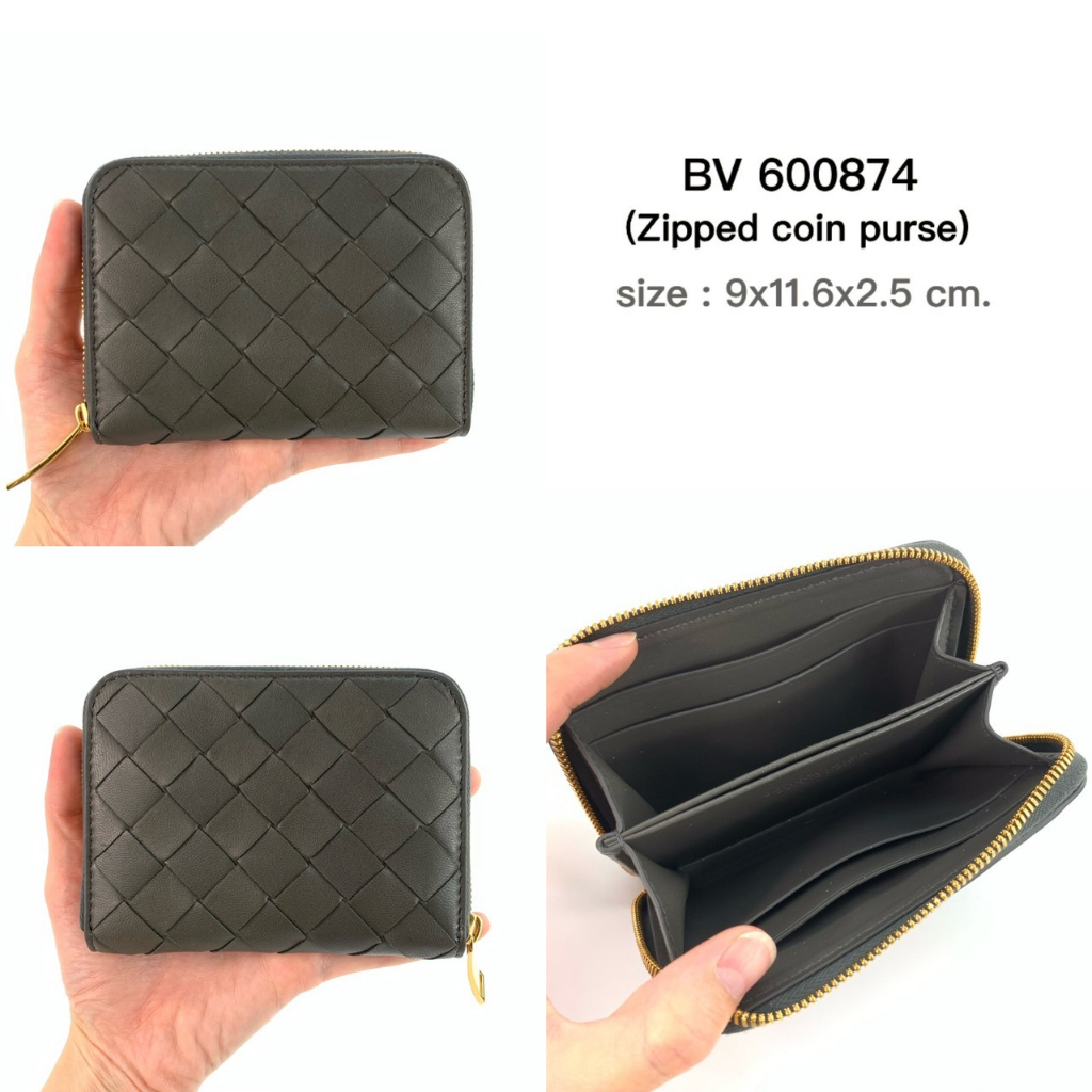 BOTTEGA Coin Purse ของแท้ 100% [ส่งฟรี]