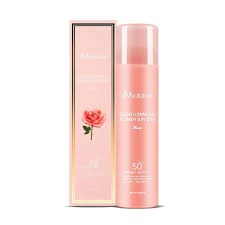 JMsolution Glow Flower Mist Sun Spray 180ml.สเปร์ยกันแดด ขวดชมพู