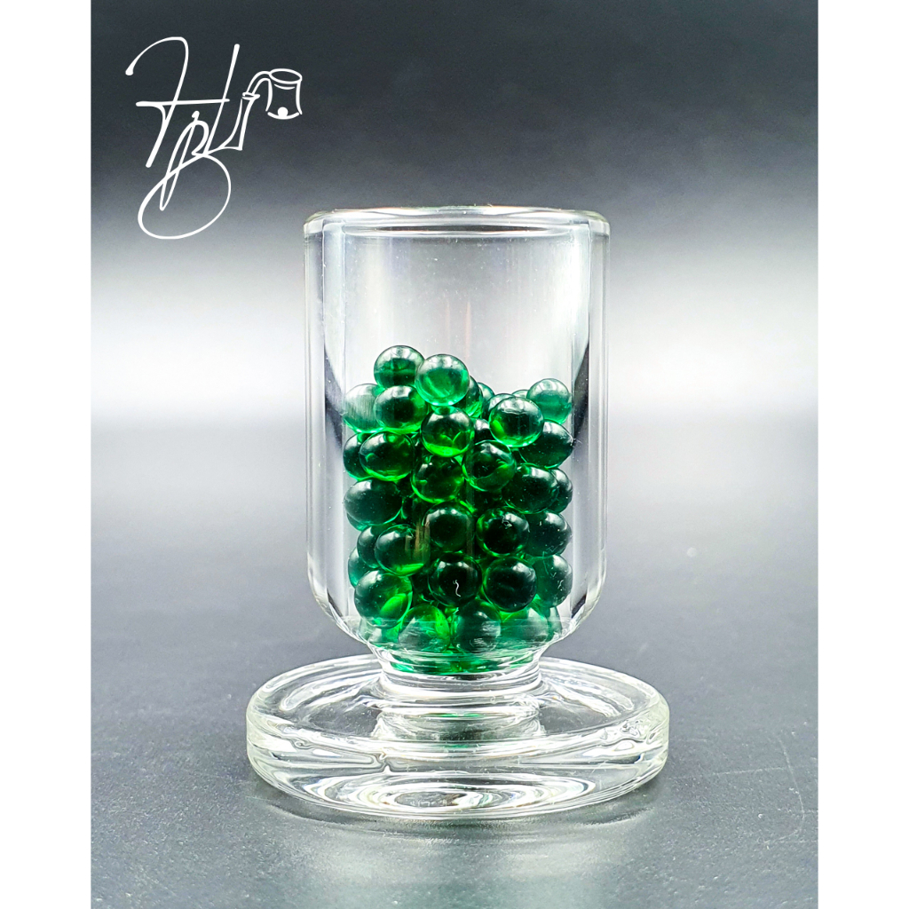 4mm Terp Pearls Real Emerald ลูกแก้วหมุน มรกต แท้! for Quartz Banger, Wax/Dab/Shatter/Rosin PS111