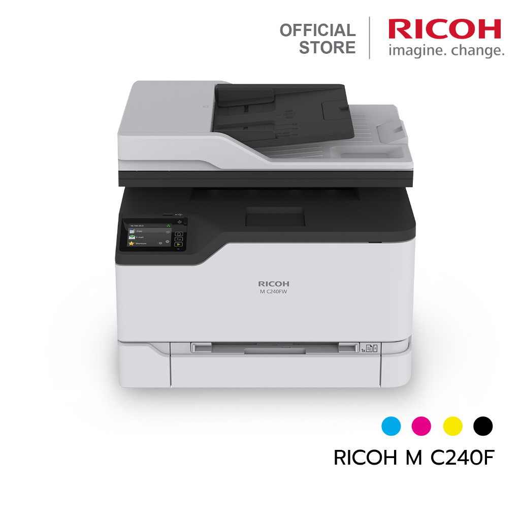 RICOH M C240FW เครื่องพิมพ์มัลติฟังก์ชันริโก้ A4 สี รับประกัน 3 ปี*