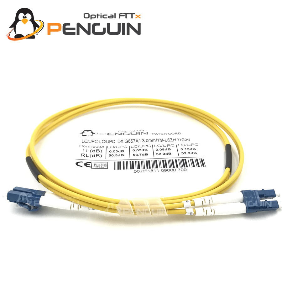 สายไฟเบอร์ออปติก Patch Cord LC/UPC Duplex (เลือกความยาว)