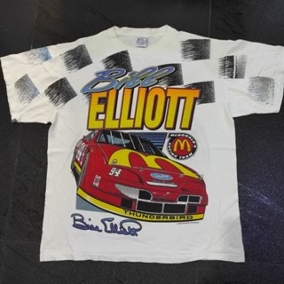 🥇เสื้อยืด NASCAR วินเทจ OVP BILL ELLIOTT MCDONALDS racing team ปี 1995  น่าสะสม สภาพดีๆหายากครับ🏆 .