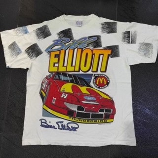 🥇เสื้อยืด NASCAR วินเทจ OVP BILL ELLIOTT MCDONALDS racing team ปี 1995  น่าสะสม สภาพดีๆหายากครับ🏆 .