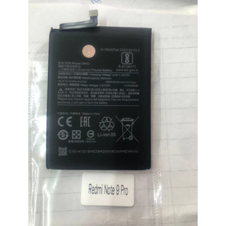 แบตเตอรี่ Xiaomi Redmi Note 9 Pro / Redmi Note 10 Lite BN53 4926mAh