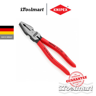 KNIPEX คีมปากจิ้งจกงานหนัก ขนาด 200 มิล ( ด้ามพลาสติก) 02 01 200 SB