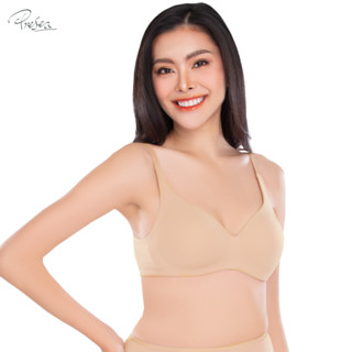 Presea บราไร้โครงเนียนเรียบไร้ตะเข็บ Smooth Seamless bra สีเนื้อ MA1511