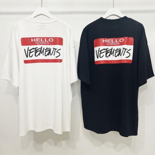 เสื้อยืด VETEMENTS [NEW] Unisex ลายมาใหม่ ใส่ก่อนเท่ห์ก่อน [Limited Edition]