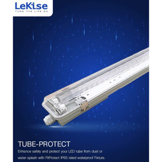 Lekise โคมไฟกันน้ำ T8 LED 1x36W ยาว 120 cm. ไม่รวมหลอดไฟ